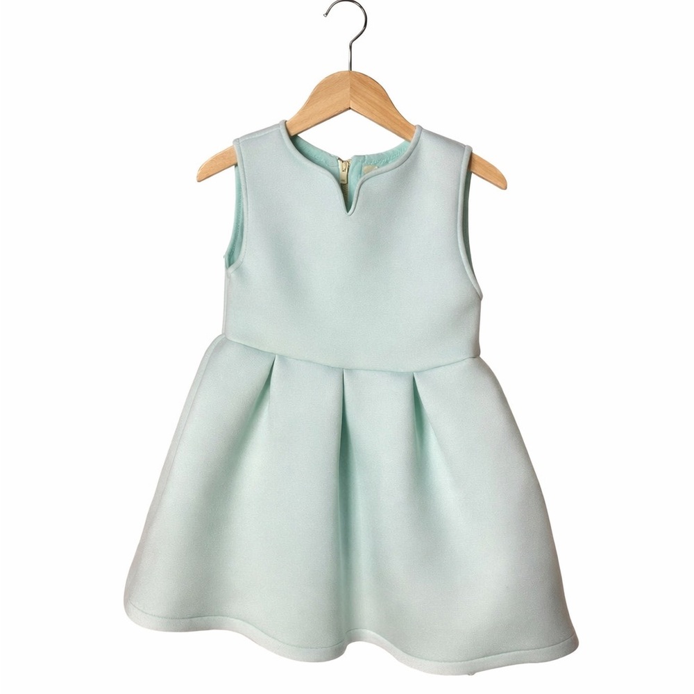 Polka Boutique Mint Scuba Dress Girls Size 4T Fit & Flare Twirl Party Dress